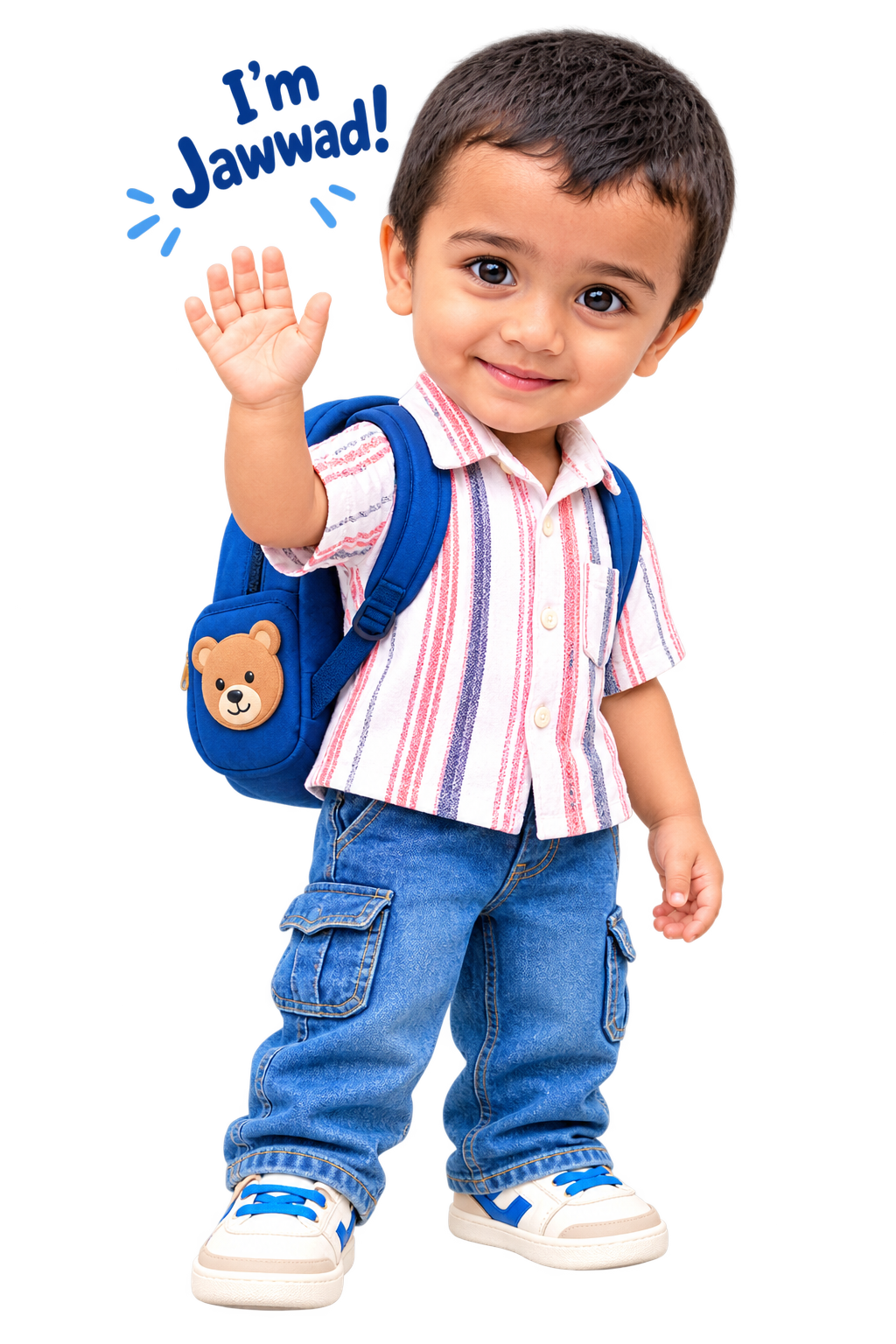 Jawwad smiling